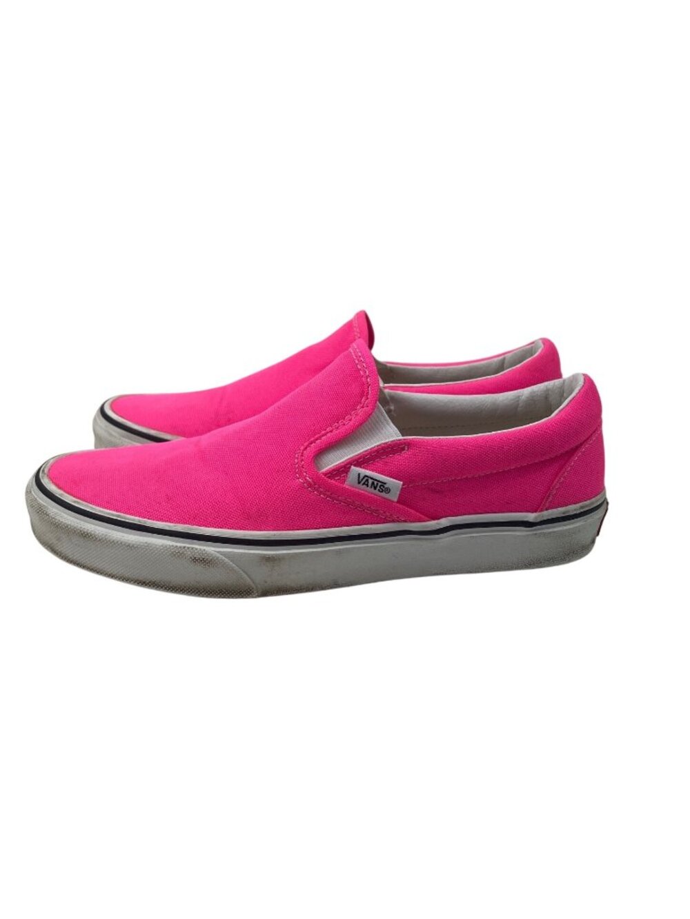 Vans Womens Hot Pink Canvas Slip-On Shoes Size 7.5 Mens Size 6